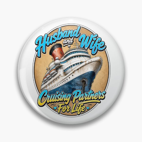 Item preview, Husband Wife Cruising Partners For Life Cruise Love designed and sold by Wilcox PhotoArt.