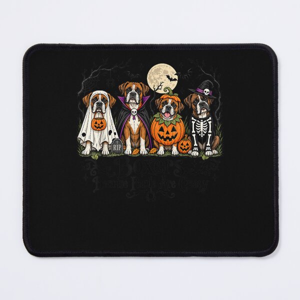 Item preview, Boxers Because People are Creepy Halloween Dogs Costume designed and sold by ArtByimamS.