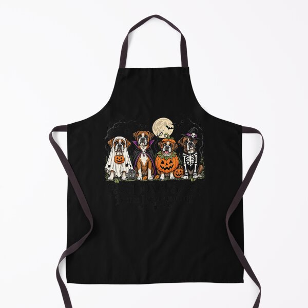 Item preview, Boxers Because People are Creepy Halloween Dogs Costume designed and sold by ArtByimamS.