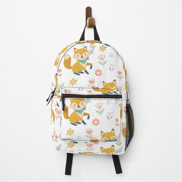Item preview, Cute Fox Floral Nursery Seamless Pattern Background designed and sold by prapapon.