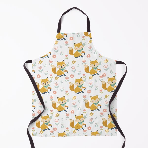 Item preview, Cute Fox Floral Nursery Seamless Pattern Background designed and sold by prapapon.