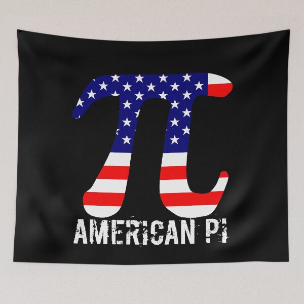 Item preview, American Pi Math Teacher Funny Pi Day Patriotic Geek designed and sold by MathWare MathClips.