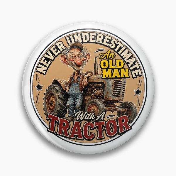 Item preview, Never Underestimate An Old Man With Tractor designed and sold by Wilcox PhotoArt.