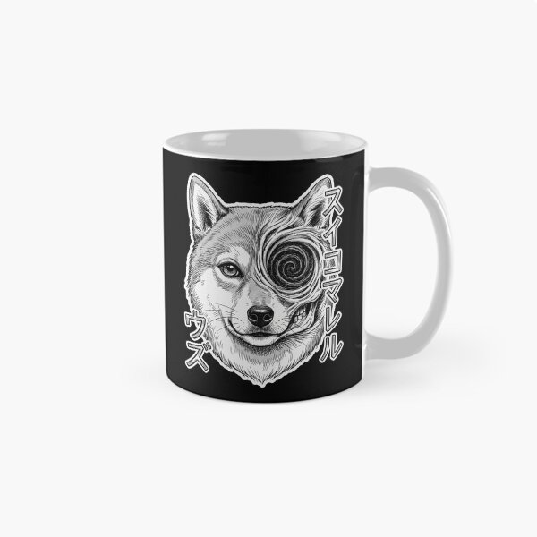 Item preview, Shiba Inu Spiral Face Manga Graphic designed and sold by Flying Doggo.