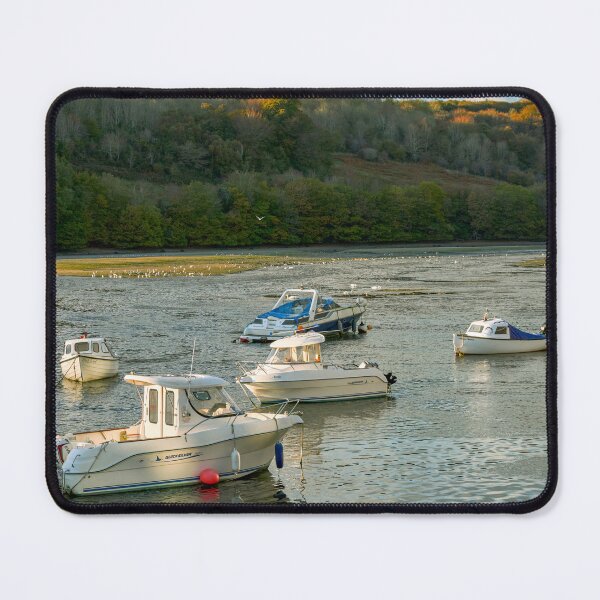 Item preview, Boats Moored on East Looe River designed and sold by VnGphoto.