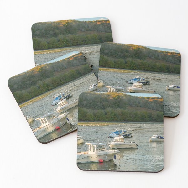 Item preview, Boats Moored on East Looe River designed and sold by VnGphoto.