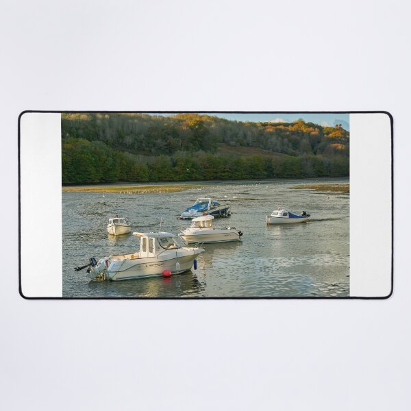 Item preview, Boats Moored on East Looe River designed and sold by VnGphoto.
