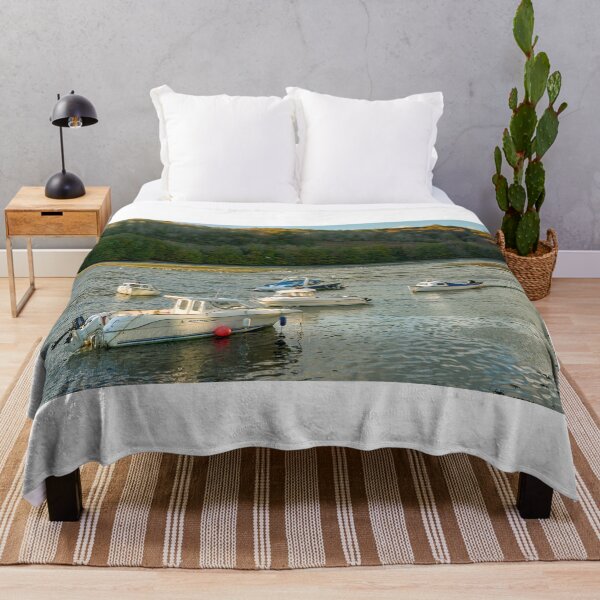 Item preview, Boats Moored on East Looe River designed and sold by VnGphoto.