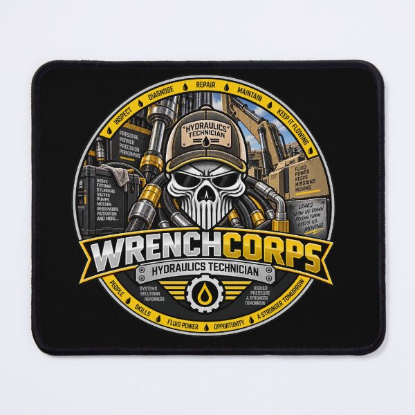 Item preview, WrenchCorps - Hydraulics Technician designed and sold by WrenchCorps.