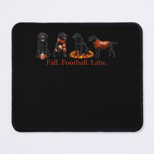 Item preview, Fall Football Labs Fall Black Lab Dog Humor Autumn Design designed and sold by ArtByimamS.