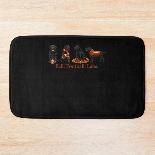 Item preview, Fall Football Labs Fall Black Lab Dog Humor Autumn Design designed and sold by ArtByimamS.