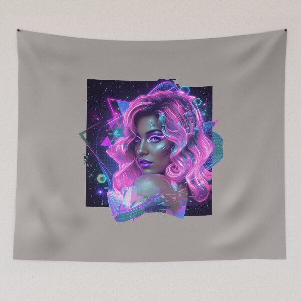 Item preview, Blonde Bombshell Halftone Portrait Graphic-18 designed and sold by ToniWaelchi6.