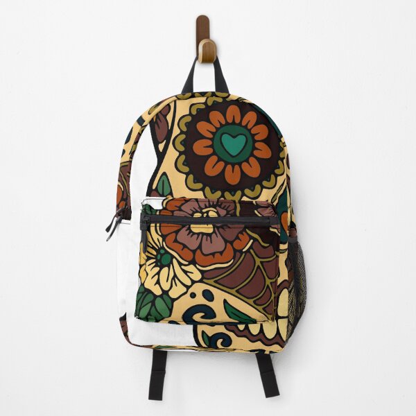 Item preview, Catrina Colorful Sugar Skull Illustration designed and sold by Ojo de Lilith.