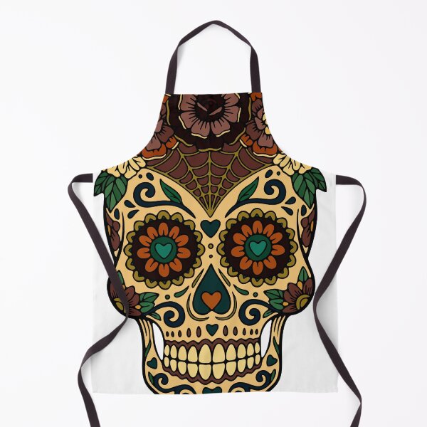 Item preview, Catrina Colorful Sugar Skull Illustration designed and sold by  Ojo de Lilith.
