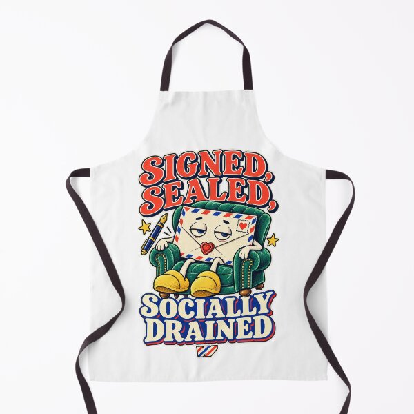 Item preview, Signed Sealed Socially Drained designed and sold by eWproject.