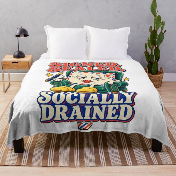 Item preview, Signed Sealed Socially Drained designed and sold by eWproject.