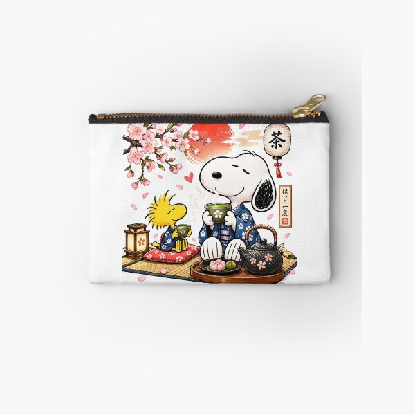 Item preview, Snoopy & Woodstock Tea Time designed and sold by COFFEEWITHARTS.