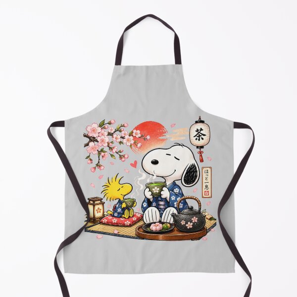 Item preview, Snoopy & Woodstock Tea Time designed and sold by COFFEEWITHARTS.