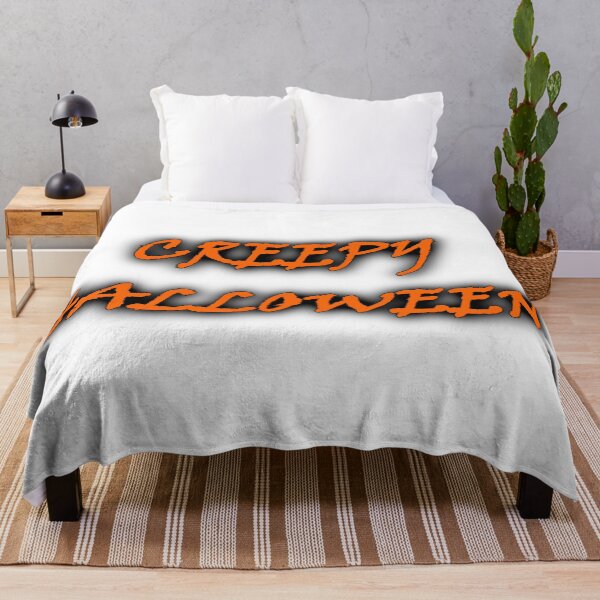 Item preview, Creepy halloween orange typography designed and sold by natalik2024.