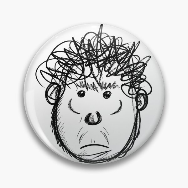Item preview, Mildly depressed man - hand drawn creature designed and sold by urkog.