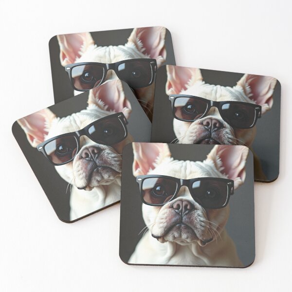 Item preview, Cool Cream French Bulldog in Sunglasses designed and sold by VFXguy.