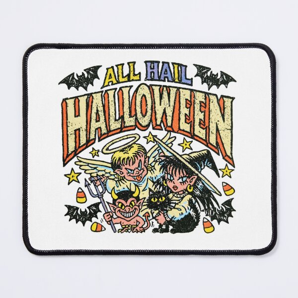 Item preview, All Hail Halloween Devil Angel Witch designed and sold by GrooveAndGlow.