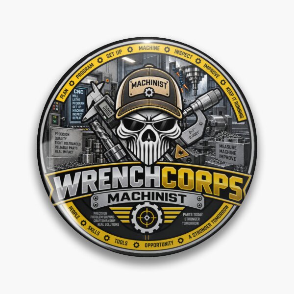 Item preview, WrenchCorps - Machinist designed and sold by WrenchCorps.