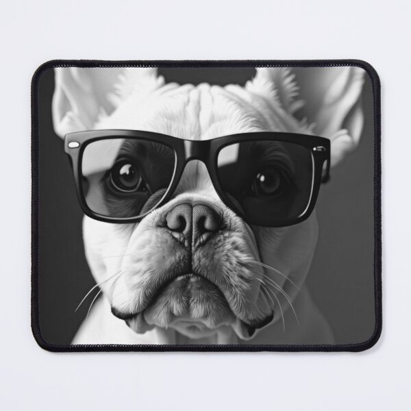 Item preview, Cool B&W Cream French Bulldog in Sunglasses designed and sold by VFXguy.