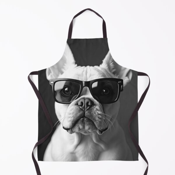 Item preview, Cool B&W Cream French Bulldog in Sunglasses designed and sold by VFXguy.