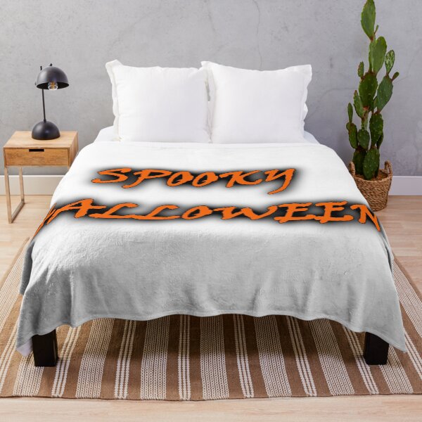 Item preview, Spooky halloween orange typography designed and sold by natalik2024.
