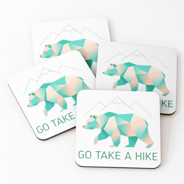 Item preview, Go Take a Hike – Geometric Bear Mountain Adventure Design designed and sold by GabeMountainArt.