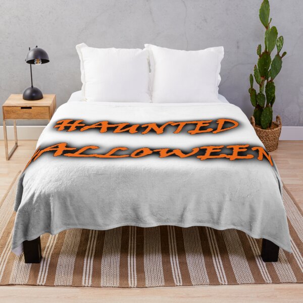 Item preview, Haunted halloween orange typography designed and sold by natalik2024.