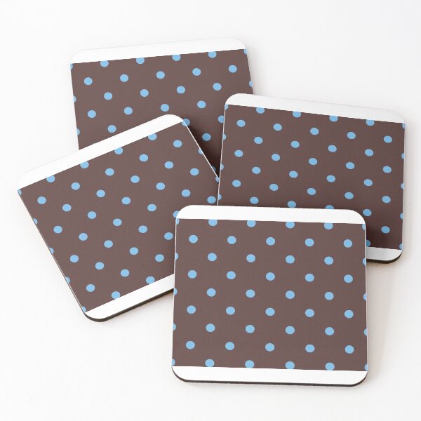Item preview, Brown and Blue Polka Dot 2026 Polka Dots Trend Pattern / Best Selling 2026 Tiktok Trend Aesthetic Girl Y2k Coquette Pinterest Girl Mini Dress / Top / blanket designed and sold by TeenLake.