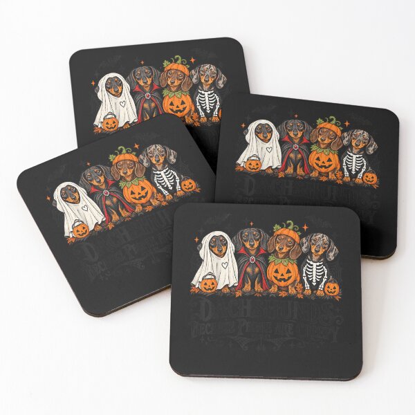 Item preview, Dachshund Because People are Creepy Halloween Dogs Costume designed and sold by ArtByimamS.