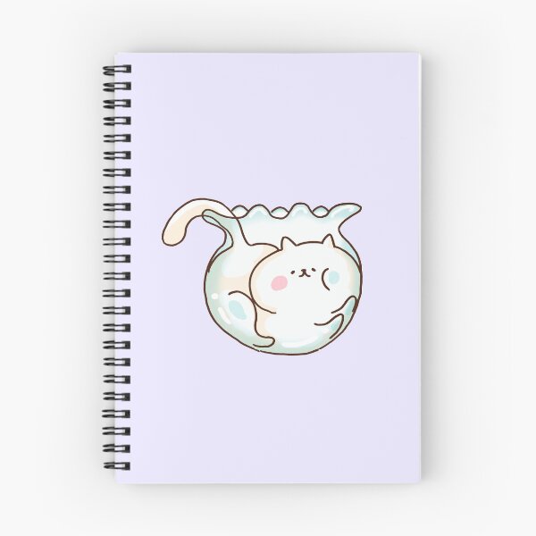 Item preview, Happy Cat Inside a Fishbowl designed and sold by Chunu Doodles.