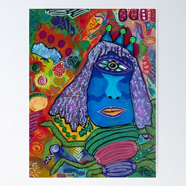 Item preview, "It's My Party" Original Painting designed and sold by darametzgerart.