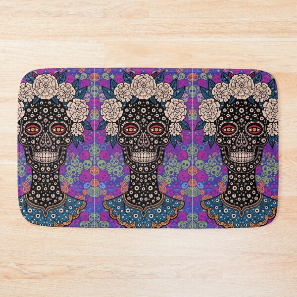 Item preview, Catrina Colorful Sugar Skull Illustration designed and sold by  Ojo de Lilith.