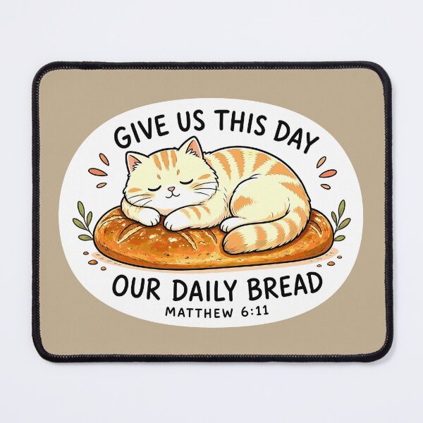 Item preview, Matthew 6:11 Give Us This Day Our Daily Bread designed and sold by plushism.