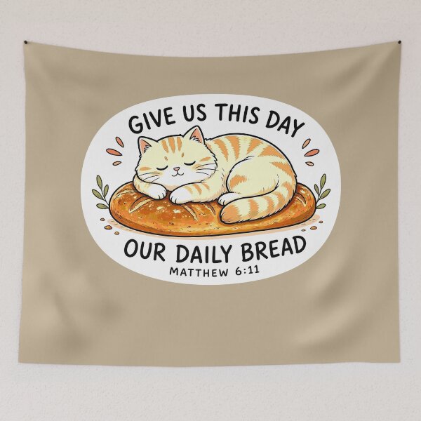 Item preview, Matthew 6:11 Give Us This Day Our Daily Bread designed and sold by plushism.