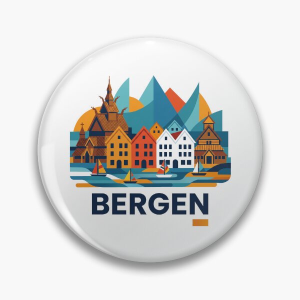 Item preview, Bergen Norway designed and sold by OzzFrequency.