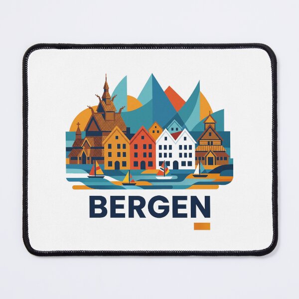 Item preview, Bergen Norway designed and sold by OzzFrequency.