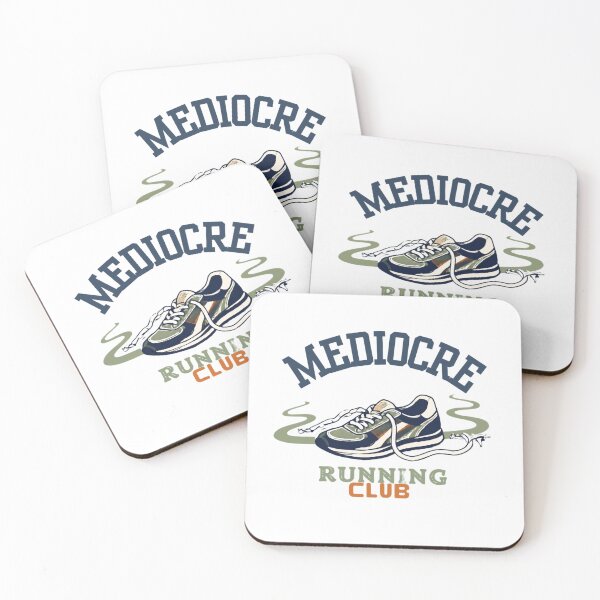 Item preview, Mediocre Running Club Funny Running Shirt  designed and sold by CutieGalore.
