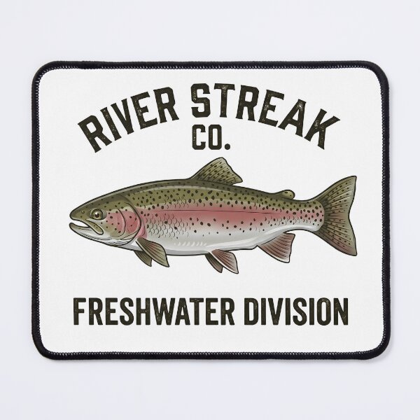 Item preview, Vintage River Streak Co Rainbow Trout Graphic designed and sold by NobleCast .
