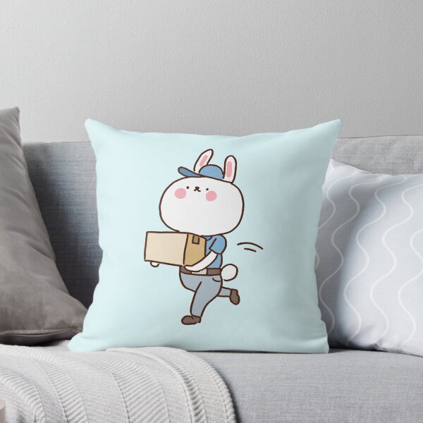 Item preview, Delivery Rabbit Running with a Box designed and sold by Chunu Doodles.