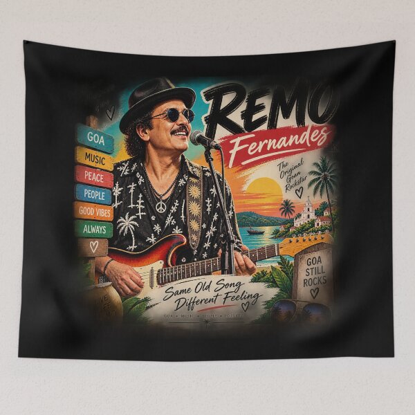 Item preview, Remo Goa Music Legend designed and sold by Goanheartprints.