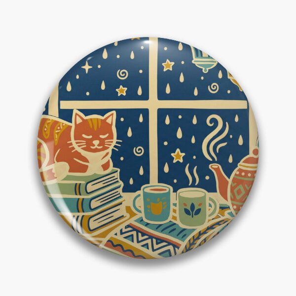Item preview, Cozy Cat Book Lover Print designed and sold by monicabianca.