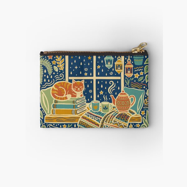 Item preview, Cozy Cat Book Lover Print designed and sold by monicabianca.