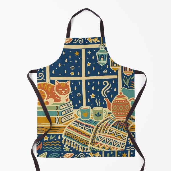 Item preview, Cozy Cat Book Lover Print designed and sold by monicabianca.