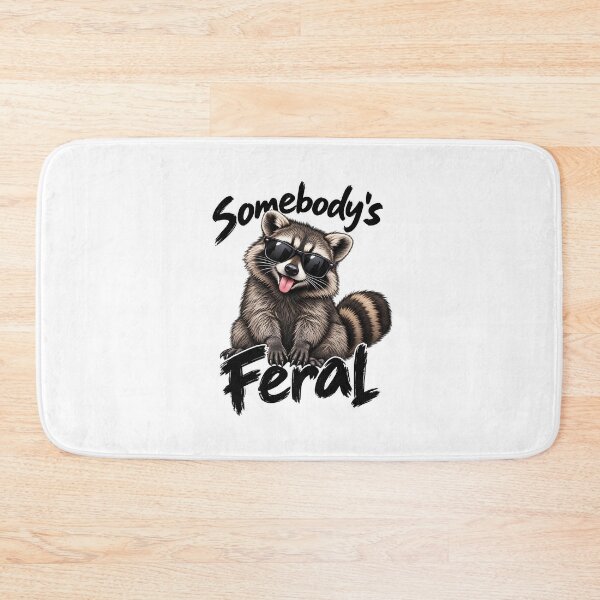 Item preview, Somebody’s Feral - Funny Trash Panda designed and sold by CutieGalore.