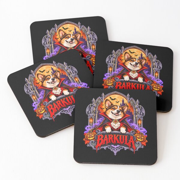 Item preview, Barkula Corgi Vampire Halloween Spooky Dog Lovers designed and sold by ArtByimamS.